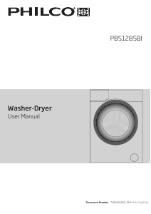 Manual Philco PBS1285BI Washer-Dryer