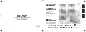 Handleiding Sharp AQUOS LC-60C7500U LCD televisie