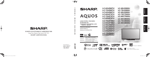 Bruksanvisning Sharp AQUOS LC-60LE655U LCD TV