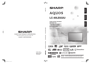 Manual Sharp AQUOS LC-80LE632U LCD Television