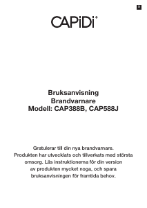 Bruksanvisning CAPiDi CAP588J Brandvarnare