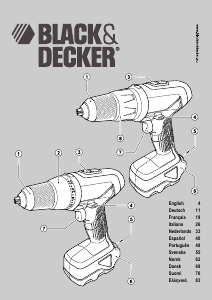 Manuale Black and Decker VPX1222 Trapano avvitatore
