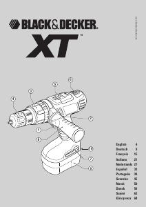 Manual de uso Black and Decker XTC18BK Atornillador taladrador