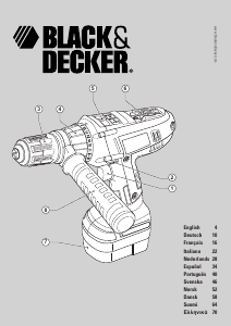 Manuale Black and Decker XTC243BK Trapano avvitatore