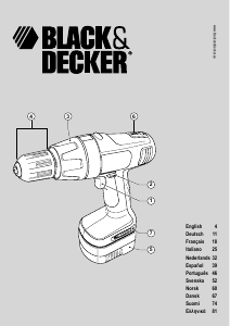 Bruksanvisning Black and Decker PS142/H Drill-skrutrekker