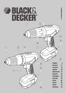 Εγχειρίδιο Black and Decker VPX1212 Οδηγός τρυπανιών