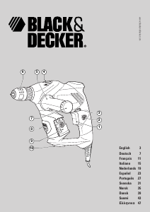 Manual de uso Black and Decker KR70LSR Martillo perforador