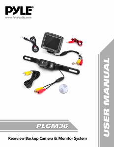 Manual Pyle PLCM36 Reversing Camera