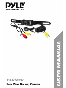 Manual Pyle PLCM10 Reversing Camera