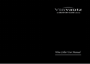 Manual Vinvautz VZ168BDHK Wine Cabinet