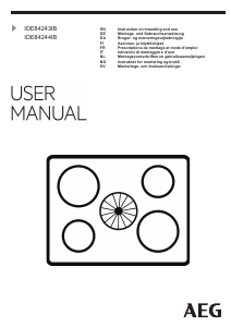 Bruksanvisning AEG IDE84244IB Kokeplate