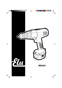 Manuale Elu BSA34 Trapano avvitatore