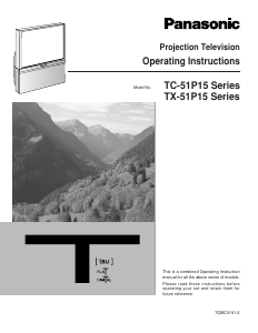 Manual Panasonic TC-51P15H Television