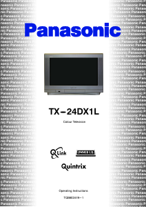 Manual Panasonic TX-24DX1L Television