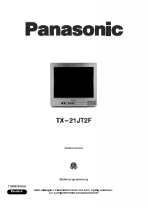 Bedienungsanleitung Panasonic TX-21JT2F Fernseher
