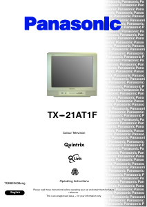 Manual Panasonic TX-21AT1F Television