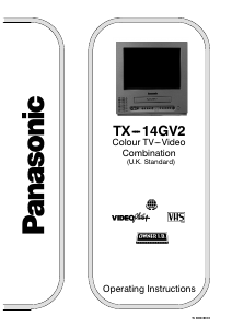 Manual Panasonic TX-14GV2 Television