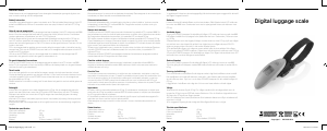 Handleiding Xindao P820.303 Kofferweegschaal