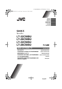 Handleiding JVC LT-26C50BU LCD televisie