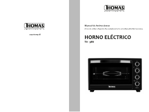Manual de uso Thomas TH-38N Horno