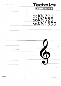 Handleiding Technics SX-KN1500 Keyboard