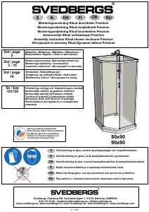 Bruksanvisning Svedbergs Ritual Duschkabin