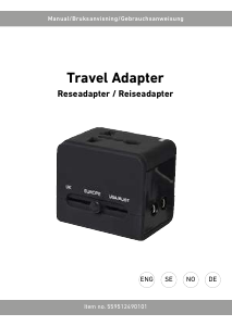 Bedienungsanleitung Rusta 559512490101 Reiseadapter