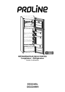 Mode d’emploi Proline DD224SL Réfrigérateur combiné
