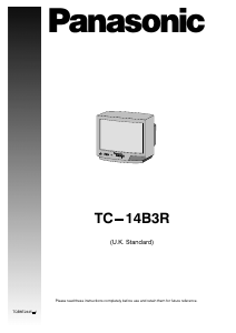 Manual Panasonic TC-14B3R Television