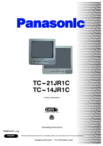 Manual Panasonic TC-14JR1C Television