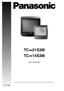 Manual Panasonic TC-14S3M Television