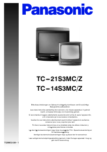 Mode d’emploi Panasonic TC-14S3MCZ Téléviseur