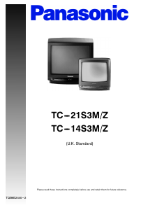 Manual Panasonic TC-14S3MZ Television