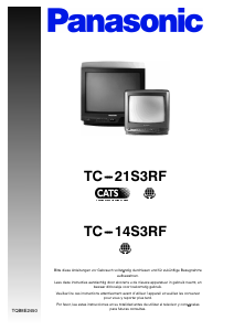 Mode d’emploi Panasonic TC-14S3RF Téléviseur