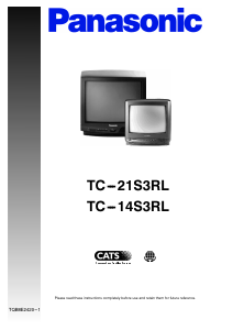 Manual Panasonic TC-14S3RL Television