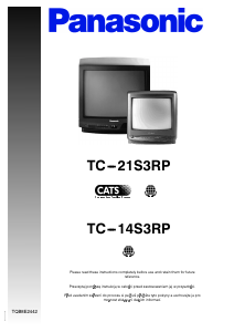 Manual Panasonic TC-14S3RP Television