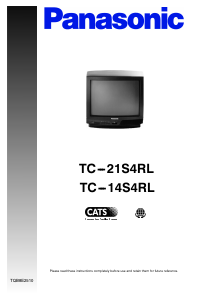 Manual Panasonic TC-14S4RL Television