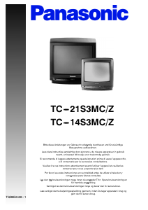 Manuale Panasonic TC-21S3MCZ Televisore