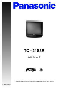 Manual Panasonic TC-21S3R Television