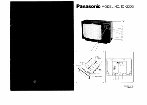 Handleiding Panasonic TC-2203 Televisie