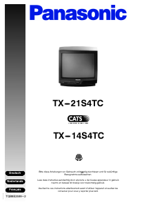Mode d’emploi Panasonic TX-14S4TC Téléviseur