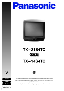 Käyttöohje Panasonic TX-14S4TCV Televisio