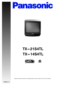 Handleiding Panasonic TX-14S4TL Televisie