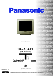 Manual Panasonic TX-15AT1 Television