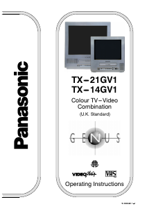 Manual Panasonic TX-21GV1 Television