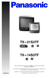Manuale Panasonic TX-21S3TF Televisore