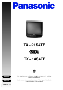 Mode d’emploi Panasonic TX-21S4TF Téléviseur