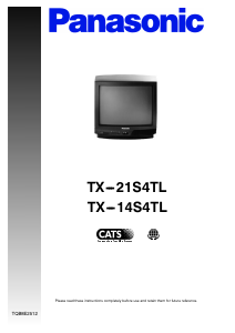 Manual Panasonic TX-21S4TL Television