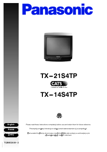 Manual Panasonic TX-21S4TP Television