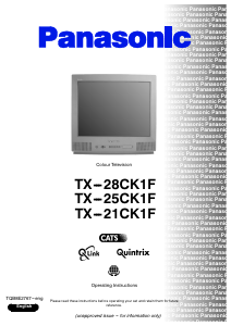 Manual Panasonic TX-25CK1F Television